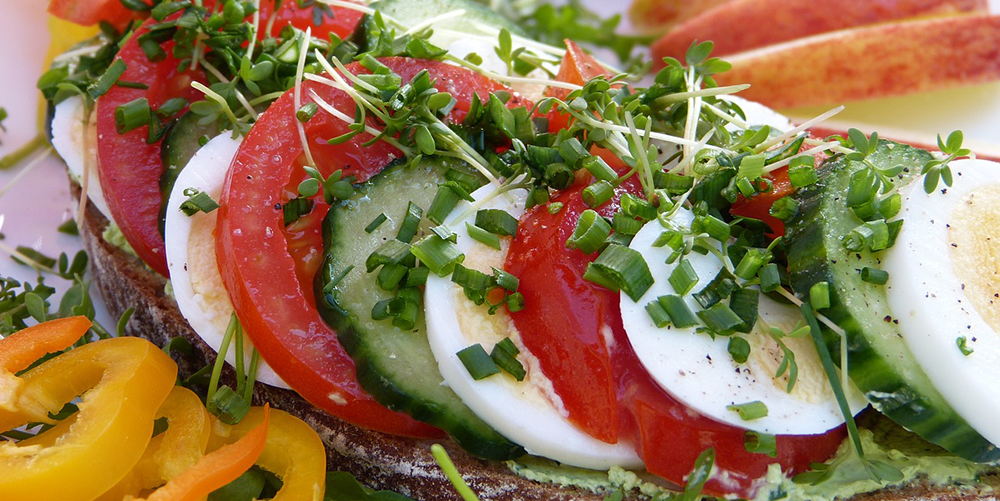 Dieet-Ontbijtsandwich