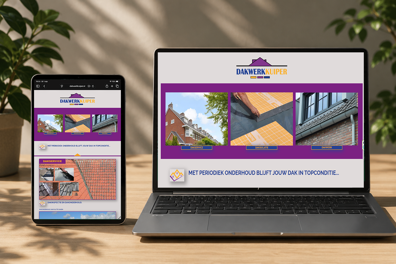 Dakwerkkuiper-Website